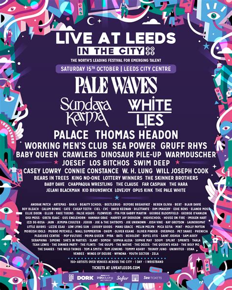 LIVE AT LEEDS: IN THE CITY announces over 80 names for 2023 - Werkre