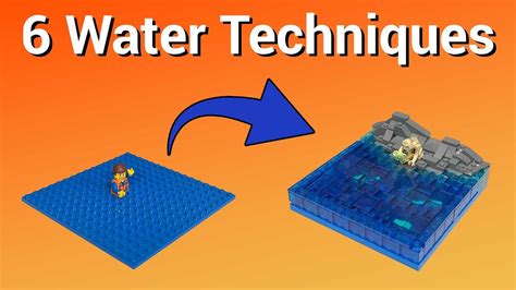 6 LEGO(R) Water Techniques For Beginners + Waterfall Ideas! - YouTube