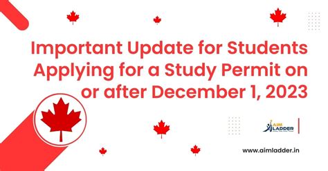 New Canada Study Permit Application Form (IMM1294)