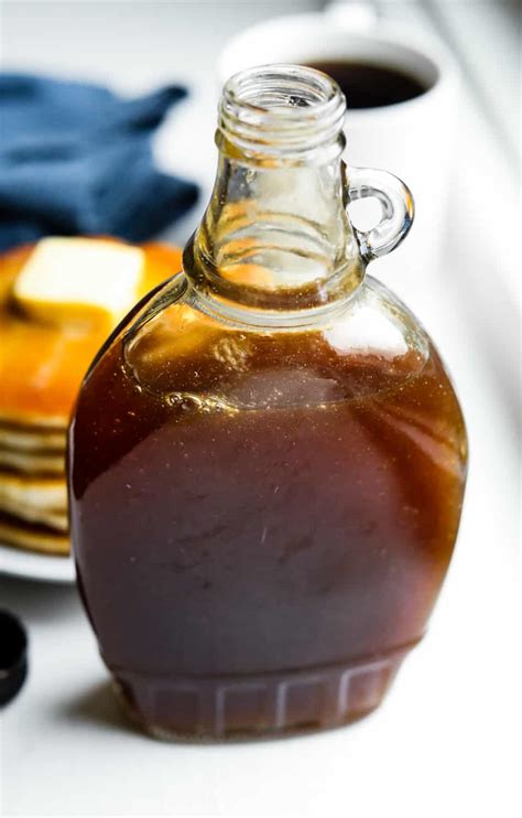 Sugar Free Keto Maple Syrup Recipe (With 0 Carbs!)