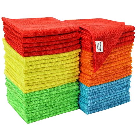 S&T Inc. Assorted 50 Pack Microfiber Cleaning Cloths | Best Home Cleaners on Amazon 2020 ...