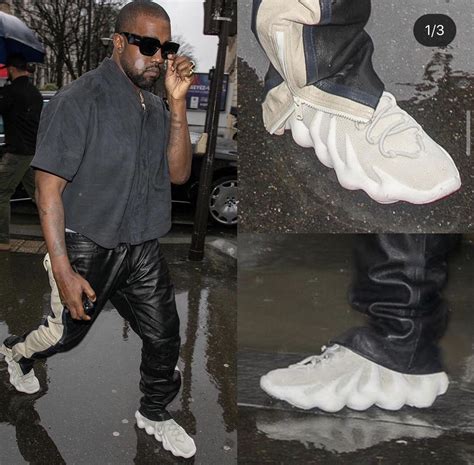 KANYE IN THE YEEZY 451 CREAM SAMPLES IN PARIS FASHION WEEK : r/yeezys