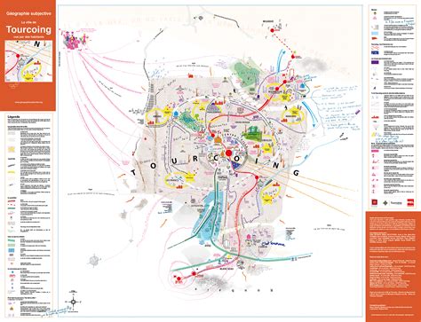 Subjective map of Tourcoing - France :: Behance