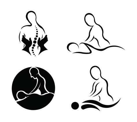 Massage logo ,Back Massage in Beauty Salon Physiotherapy Concept 5184889 Vector Art at Vecteezy