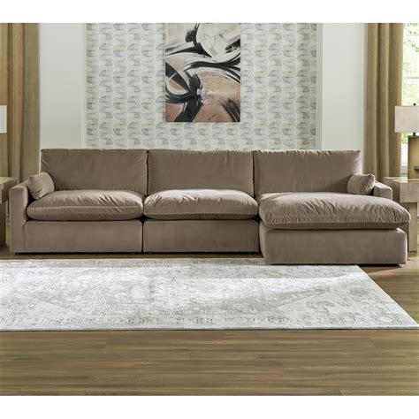 Signature Design by Ashley Sophie 15706S4 3-Piece Sectional Sofa Chaise | Suburban Furniture ...