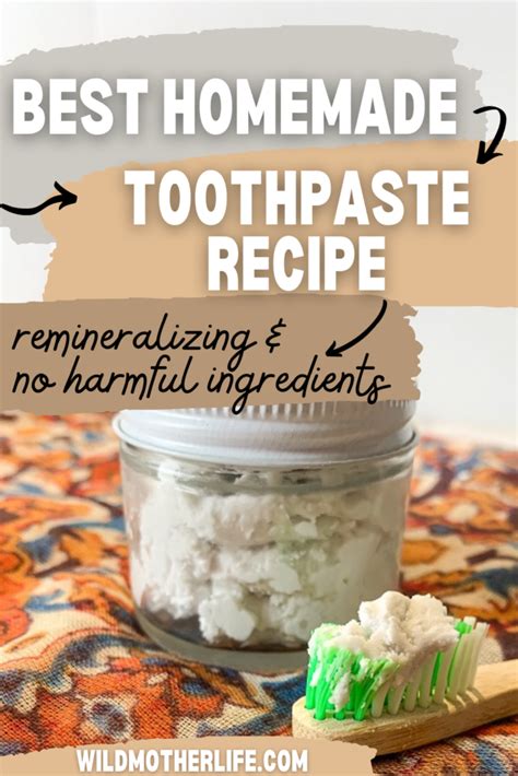 DIY Toothpaste Recipe - simple and remineralizing homemade toothpaste ...