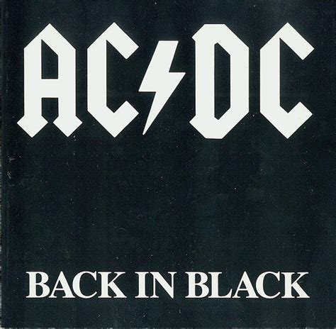 AC/DC - Back In Black (1987, CD) | Discogs