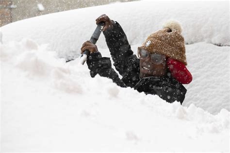 Photos: See the aftermath of massive snowfall in the Buffalo area : The Picture Show : NPR