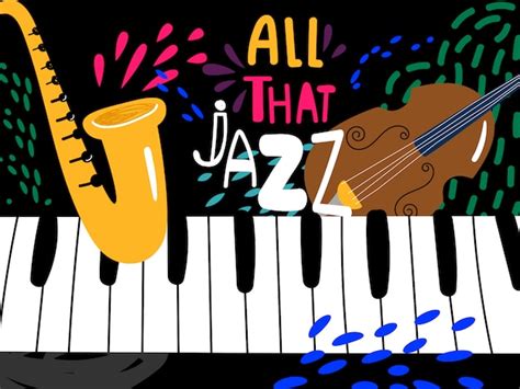 Premium Vector | Jazz piano background