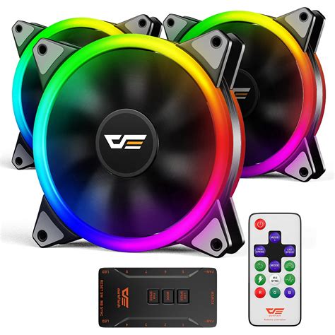 Buy darkflash Dr12 Pro 120mm RGB Fan, Addressable ARGB Fan Compatible with Asus Aura Sync ...