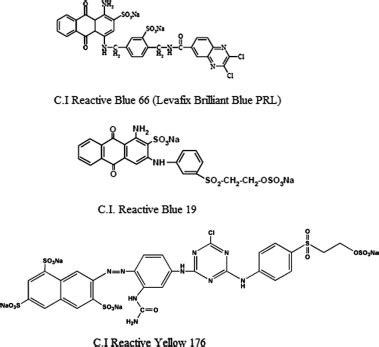 The chemical structure of reactive dyes. | Download Scientific Diagram