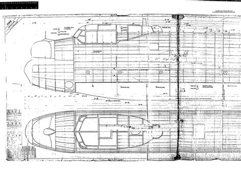 Avro Lancaster bomber WW2 Blueprint Plans factory drawings RARE Archive ...