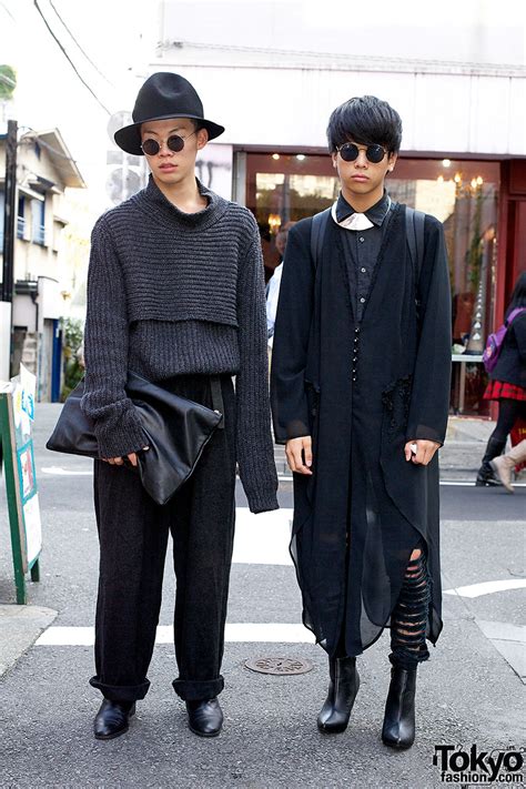 Harajuku boys in all black – Tokyo Fashion