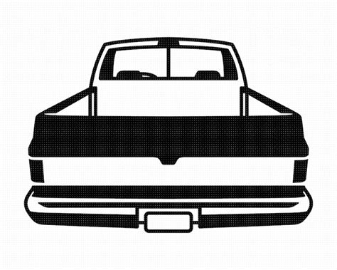 Free 150 Svg Lowered Truck Outline SVG PNG EPS DXF File