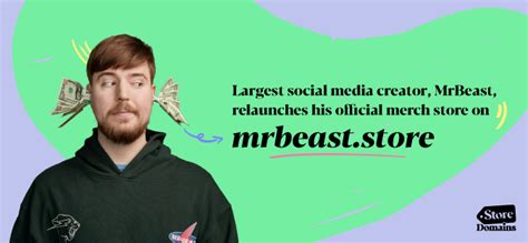 MrBeast Relaunches Official Merch Store on .Store