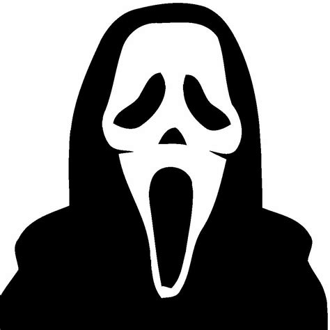 Scream Ghostface Stencil