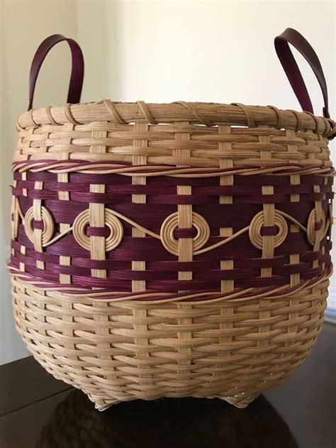 Large Cherokee Wheel Basket - Etsy | Basket, Basket weaving, Basket weaving patterns