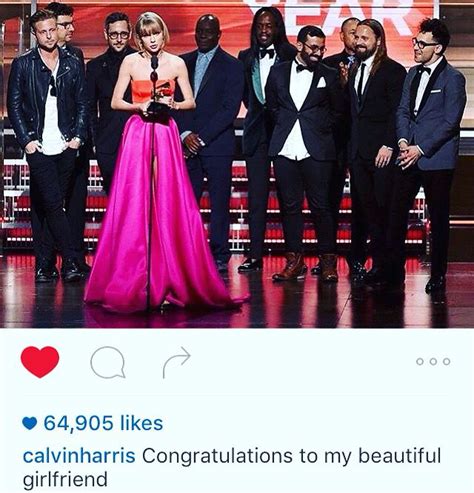 Calvin Harris on Instagram// "congratulations to my beautiful girlfriend." | Beautiful ...