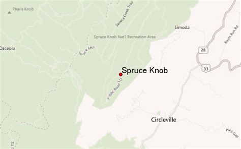 Spruce Knob Mountain Information