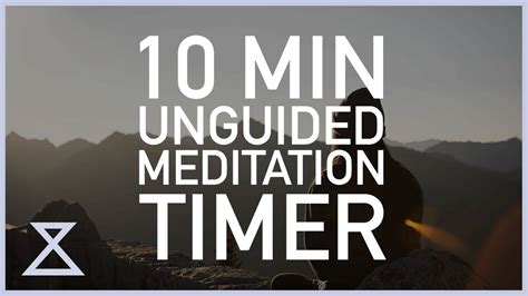 10 Minute Unguided Meditation Timer - YouTube