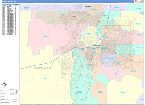 Albuquerque Counties Map