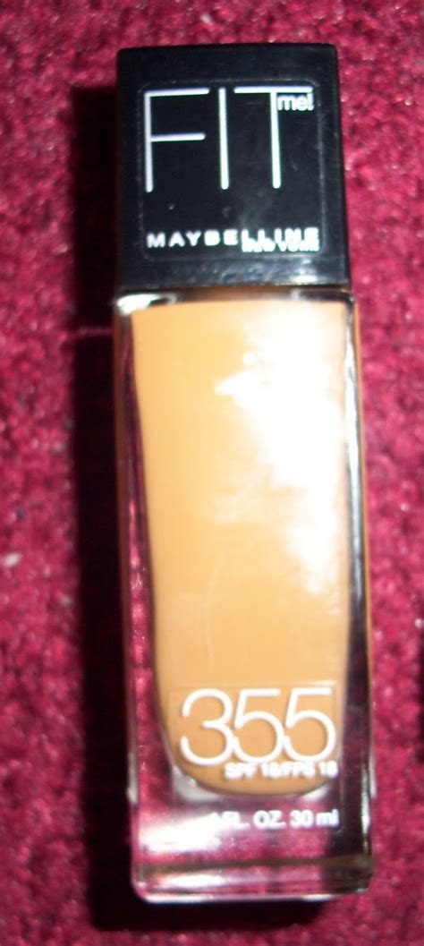Lacroix the Beauty Blog: Review: Maybelline Fit Me Foundation in 355