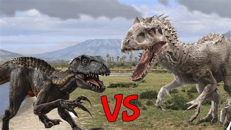 Indoraptor vs Indominus Rex | SPORE - YouTube