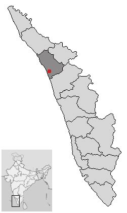 Kerala, Mapa