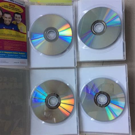 The Wiggles - 4 DVDs, Hobbies & Toys, Toys & Games on Carousell