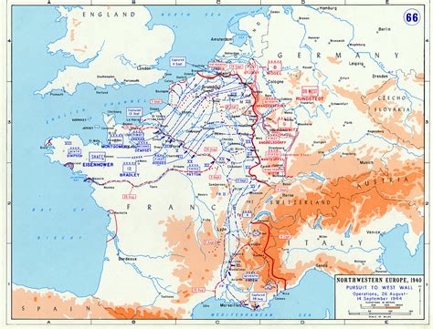 [Map] Map depicting the Allied campaign toward Germany, 26 Aug-14 Sep 1944 | World War II Database