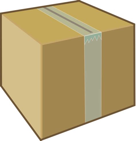 Cardboard Box Clip Art at Clker.com - vector clip art online, royalty free & public domain