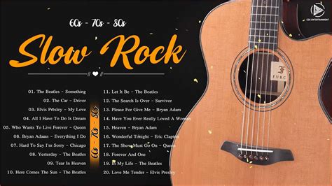 Best Of Rock Ballads 60s 70s 80s 💛 Classic Rock Ballads Playlist 60s ...