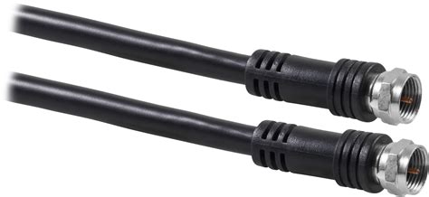 onn. RG6 Coaxial Cables, 15 ft, Black - Walmart.com - Walmart.com