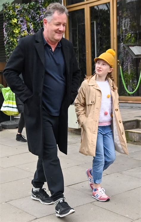 Piers Morgan walks daughter to school after GMB exit over Meghan ...