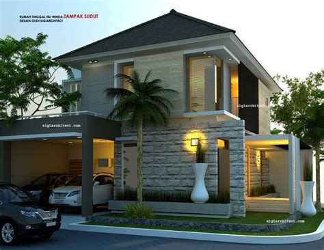 MODEL RUMAH HOOK 2 LANTAI-3 | Dekorasi minimalis, Desain rumah, Rumah