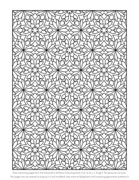 Pattern Coloring Pages To Print