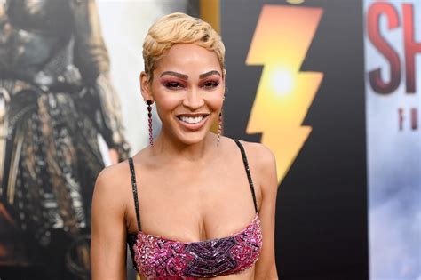 Meagan Good Pops in Bralette & Sandals for ‘Shazam 2’ LA Premiere – Footwear News