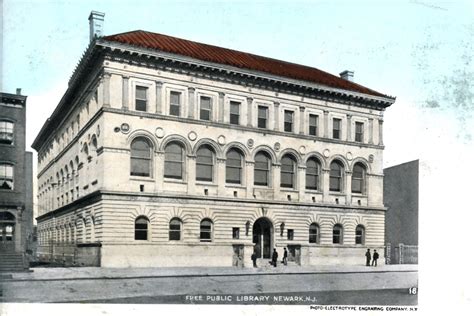 Library Postcards: Free Public Library, Newark, New Jersey