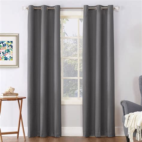 Tremont Panel Dark Grey Curtains | At Home