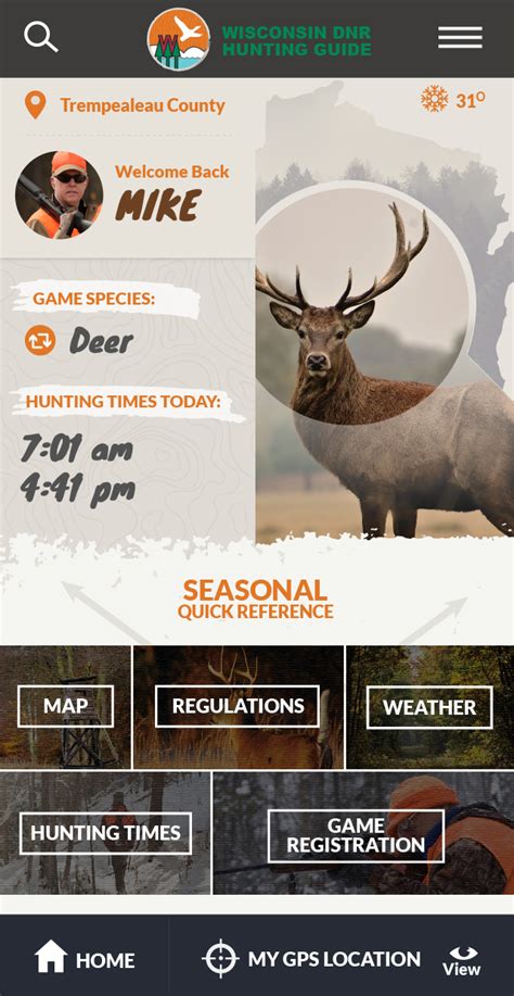 Wisconsin DNR Hunting Guide on Behance