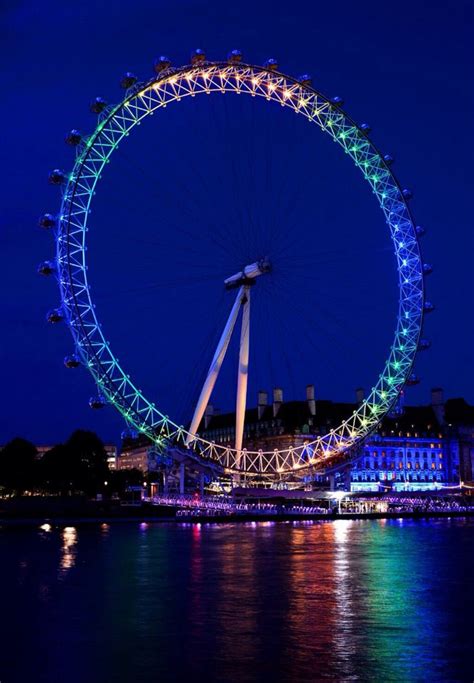 London Eye At Night | London eye at night, London night, London eye