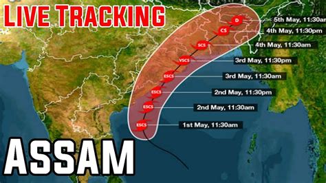 🔴Live Tracking Map: Cyclone Fani Batters India || Assam - YouTube