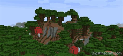 Dark Forest Hills in Minecraft