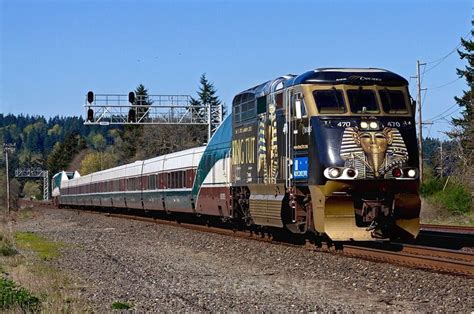 AMTK 470 Amtrak Cascades EMD F59PHI at Tenino Washington | Tren antiguo ...