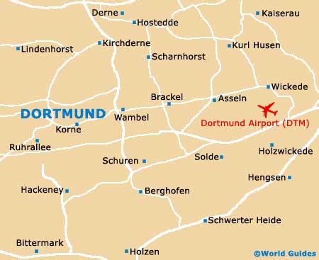 Map of Dortmund Airport (DTM): Orientation and Maps for DTM Dortmund Airport