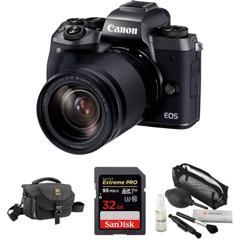 Canon EOS M5 Mirrorless Digital Camera with 18-150mm Lens and