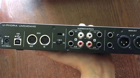 [unboxing] Behringer U-PHORIA UMC404HD - YouTube