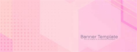 Free Vector | Abstract geometric hexagonal shapes pink banner design