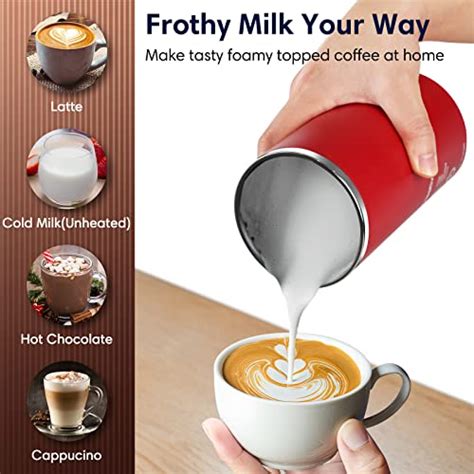 Single Serve Coffee Maker with Milk Frother, 2-In-1 Cappuccino Coffee Machine for K Cup Pod and ...