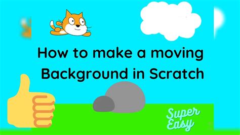 How to create a moving Backdrop in Scratch ( Tutorial 17 ) - YouTube